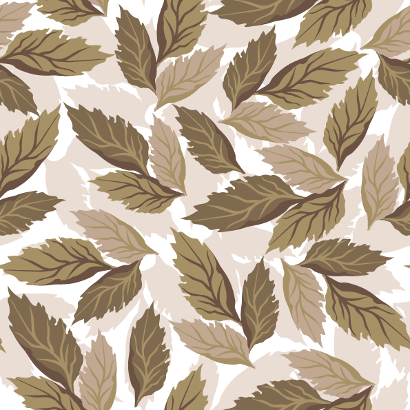 free vector Beautiful leaves background vector